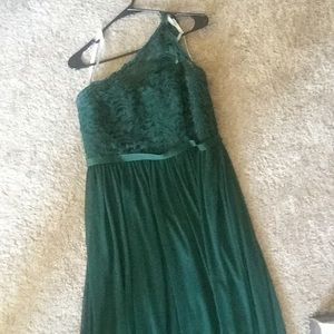 David’s Bridal Juniper Size 12 long gown